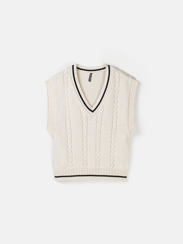 Жилет оверсайз вязаный 