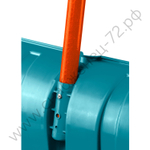 GRINDA FIBER-500, ширина 500 мм, пластик, с алюминиевой планкой, особопрочный легк. черенок из фибергласса, V-ручка, снеговая лопата, PROLine (39940)