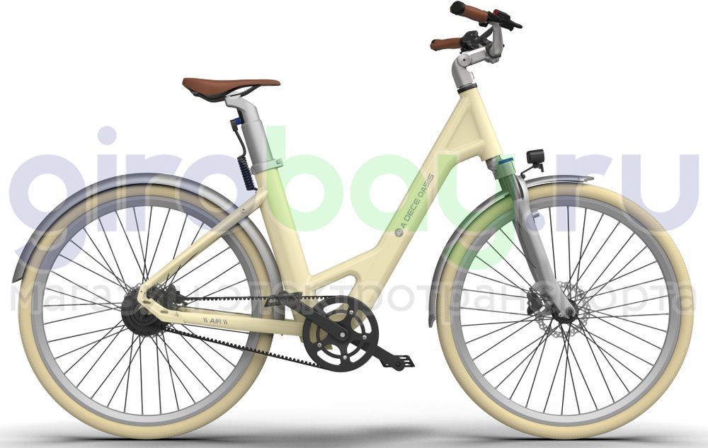 Электровелосипед ADO A28 AIR (36V/9,6Ah) - Жёлтый фото №4