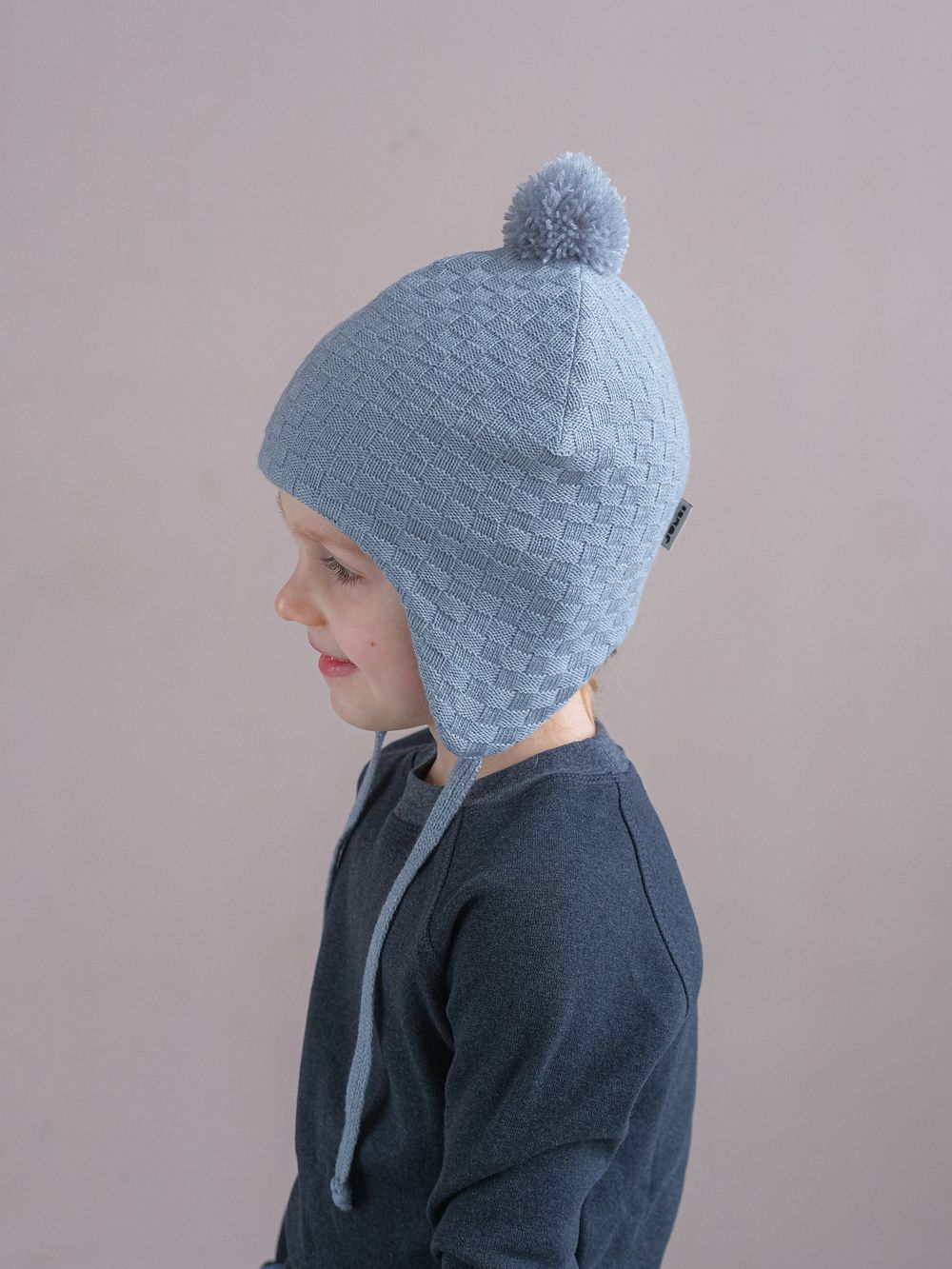 Шапка весенняя/осенняя вязаная КОДИ (Стальной)