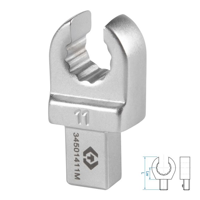 KING TONY (34501411M) Насадка разрезная серии "FIT", 11 мм, 9х12 мм