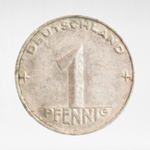 Germany, 1 Pfennig, 1953, (Berlin Mint - "A"), VF