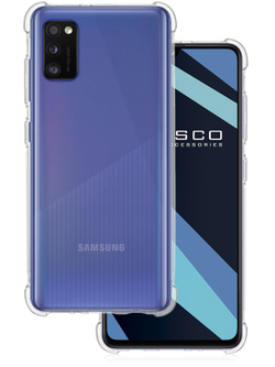 Чехол ROSCO для Samsung Galaxy A41 оптом (арт. SS-A41-HARD-TPU-TRANSPARENT)