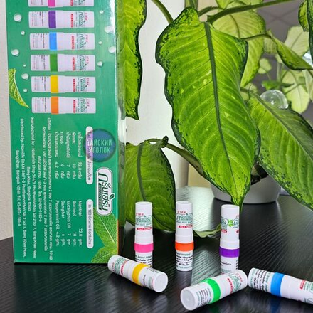 Ингалятор 2в1 Green herb с эфирными маслами 2 мл.