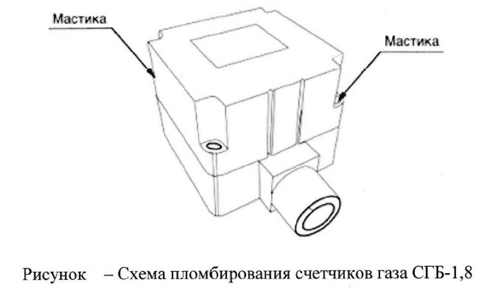 Счетчик газа Элехант