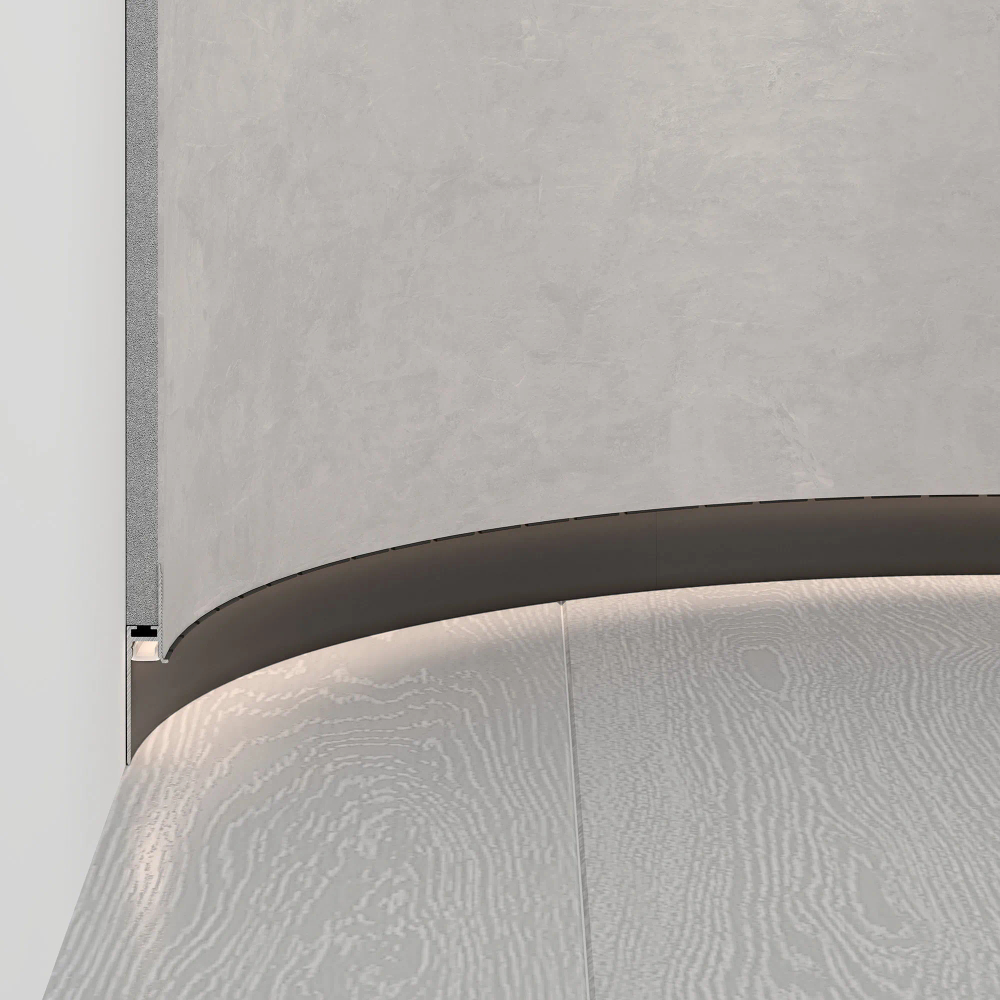 Профиль PLINTUS-FANTOM-BENT-H35-SIDE-2000 BLACK (Arlight, Алюминий) 043676(1)