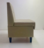 Стильный компактный диван Фабрики ОНИКС из практичного и износостойкого материала с оригинальным дизайном, вместительным ящиком для хранения, мягким наполнителем для дома, дачи и офиса