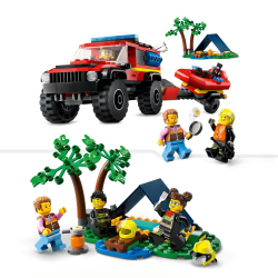 LEGO City — Внедорожная пожарная машина с лодкой 60412 / артикул   60412  / GTIN 5702017582948