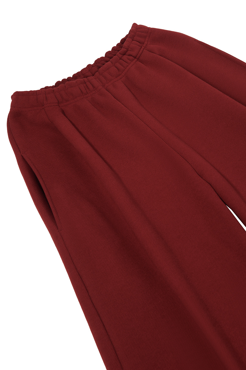 Штаны бананы с защипами Бордо