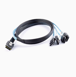 Кабель Mini SAS SFF-8087 - 4xSATA 1.0 м