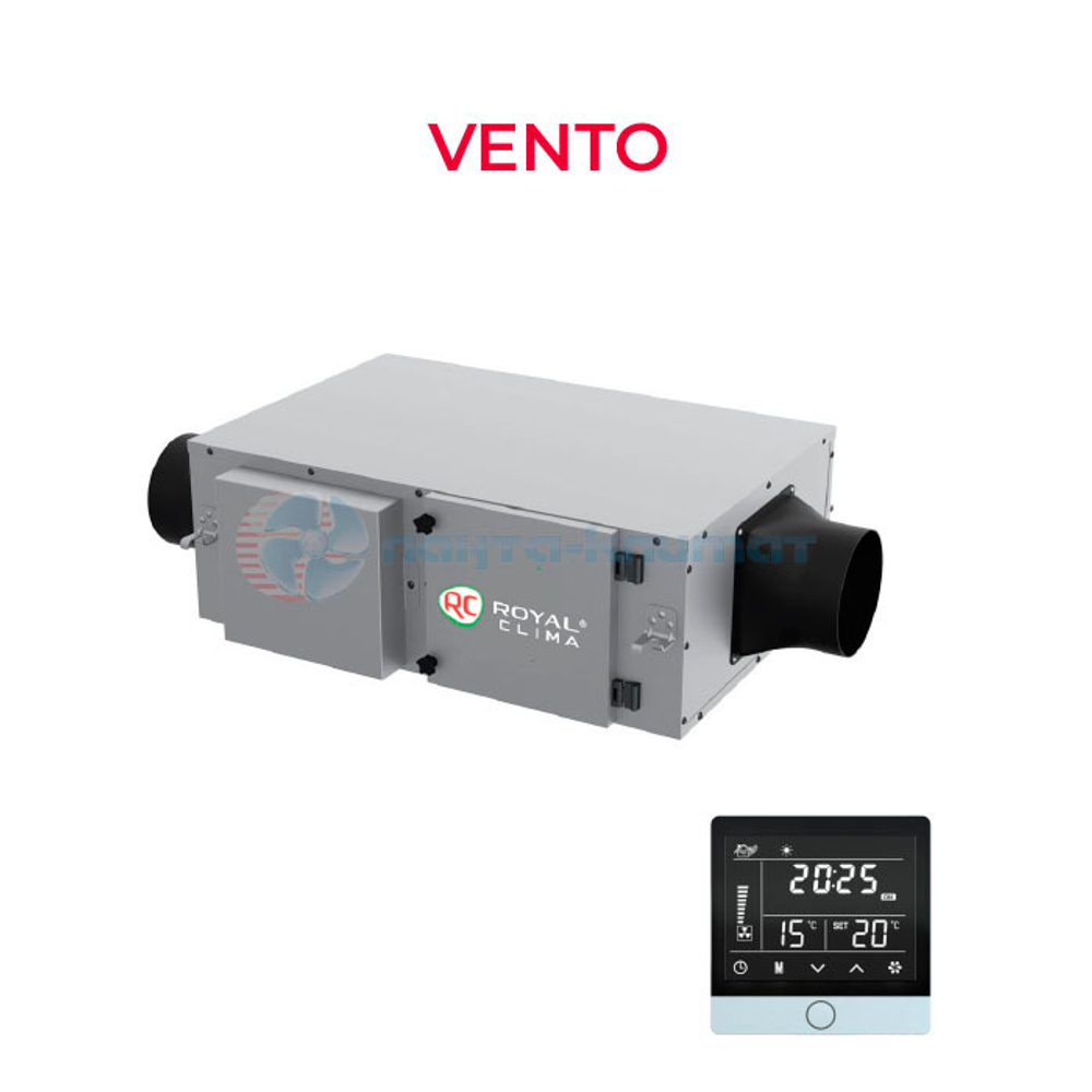 Приточная установка Royal Clima VENTO RCV-900 LUX + EH-2800