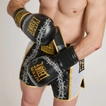 Боксёрские перчатки LEONE IUTER Barbed Wire GN02IU