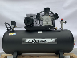 Компрессор поршневой 200.LB40 REMEZA (Белоруссия): 580 л/мин., 10 бар, ресивер 200 л., 3 кВт, 380В, габариты без упак. 1460x560x1150 мм, 140 кг.
