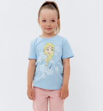 Футболка для девочек Disney "Frozen" р. 98-104 (30), голубой 3974396, 1 шт.