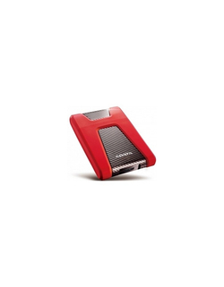 Внешний жесткий диск HDD A-Data Portable HDD 2Tb HD650 AHD650-2TU31-CRD (USB 3.1, 2.5", Red)