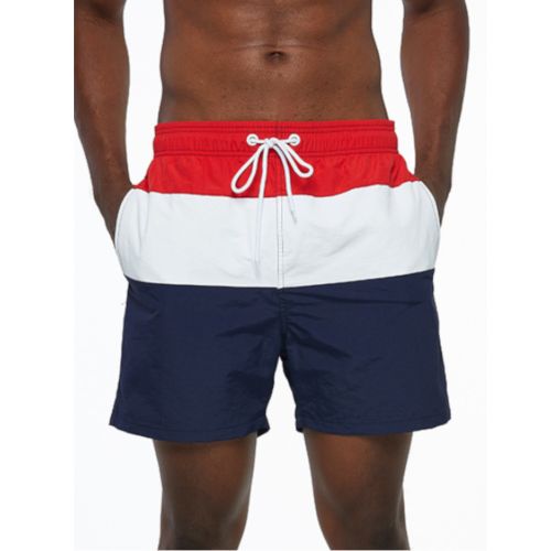 Мужские шорты трехцветные Romeo Rossi RR9506-1