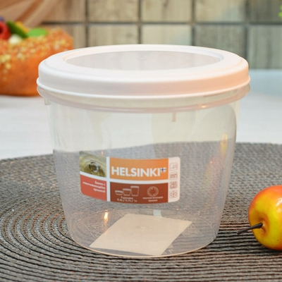 Банка 0,7л с завинчивающейся крышкой "Helsinki", персиковая карамель