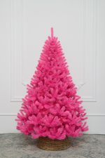 Искусственная розовая елка «Фуксия» (пвх) 210 см / 2,1 м
