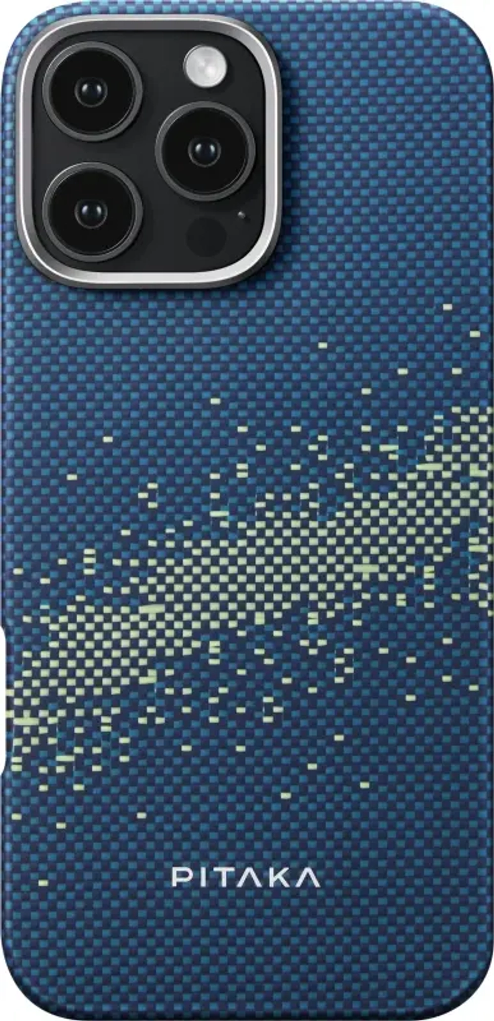 Чехол Pitaka для iPhone 16 Pro Tactive Woven case, Milky Way (KI1602PYG)
