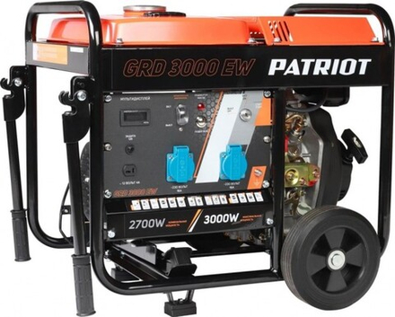 Электростанция дизельная с воздушным охлаждением PATRIOT GRD 3000EW 472702235