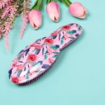 Расческа массажная компактная «Beauty Bar», тропики, в коробке, 20*7см