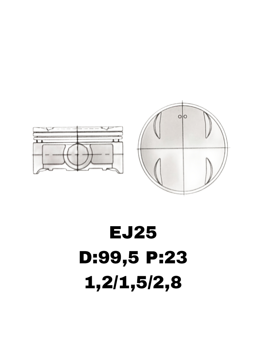 ПОРШНЯ EJ25