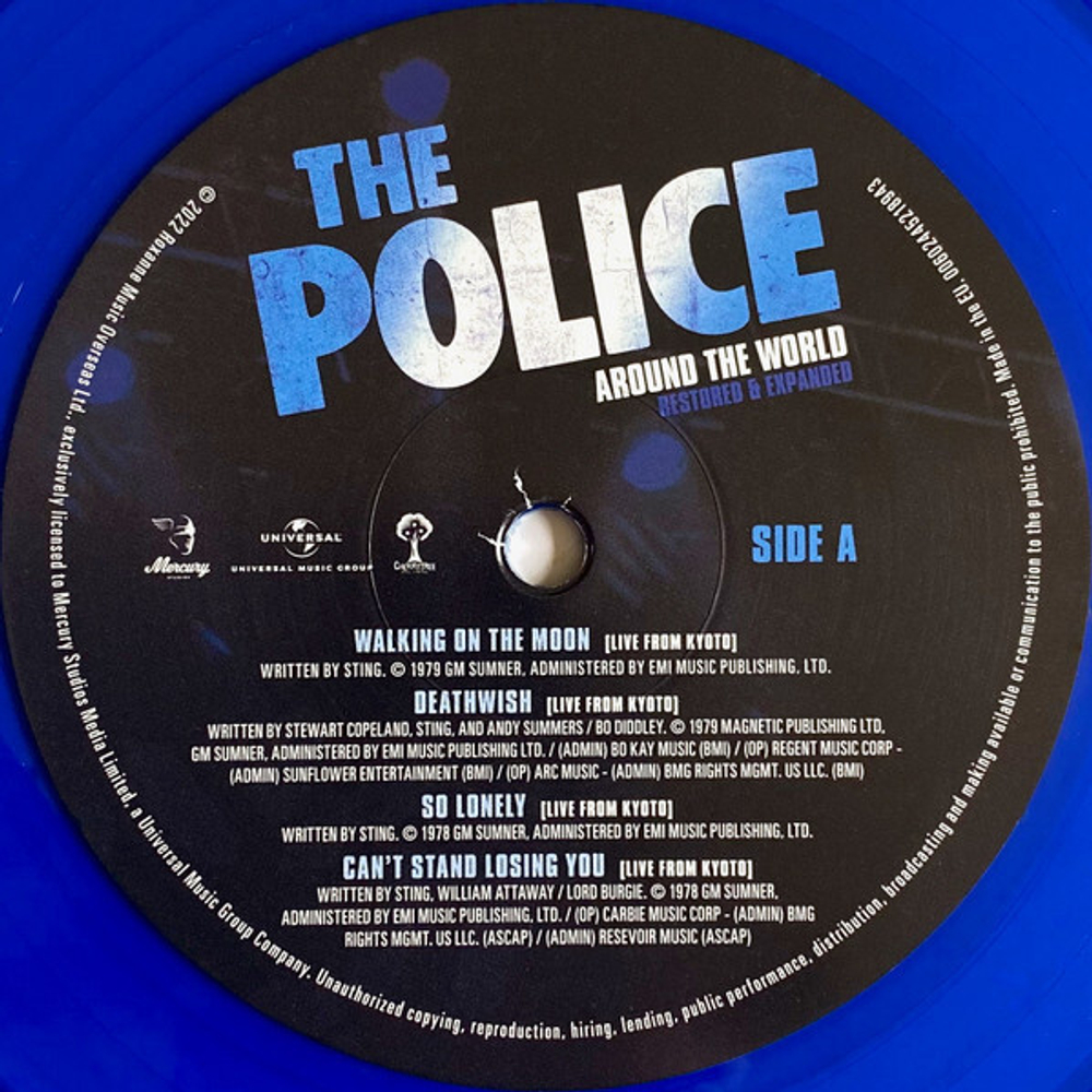 The Police / Around The World (Restored & Expanded)(Coloured Vinyl)(LP+DVD)