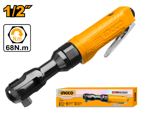 Угловой пневматический гайковерт / трещотка INGCO ARW121 INDUSTRIAL 1/2" 68 Hm