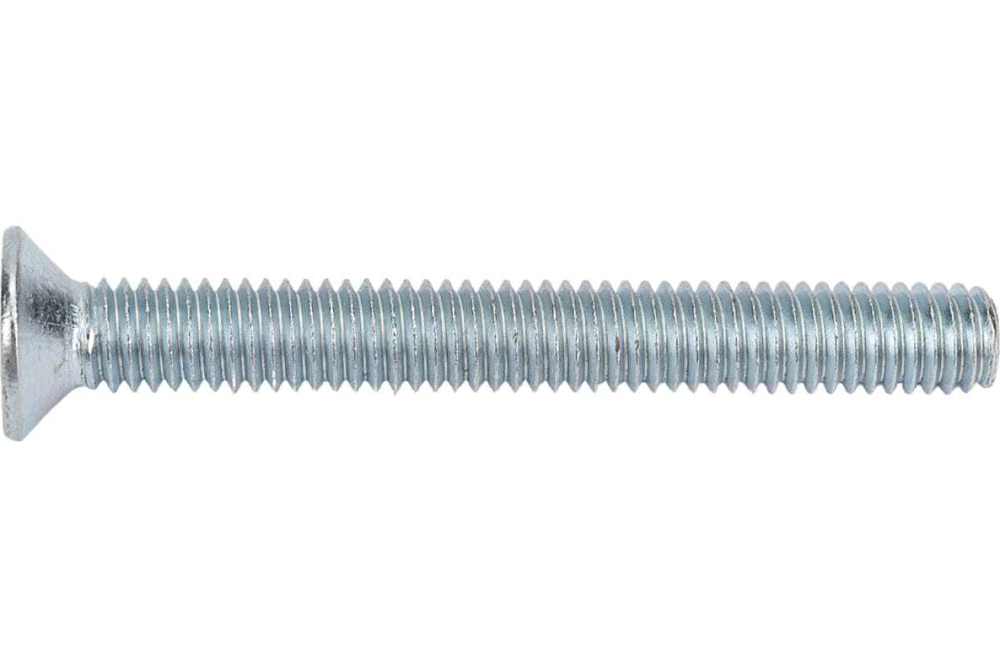 ВИНТ СТРОЙБАТ С ПОТАЙНОЙ ГОЛОВКОЙ ОЦИНК DIN 965 М 6Х50 6ШТ