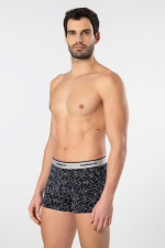 Трусы мужские боксеры. Набор из 3-х штук т.синий-т.синий-серый