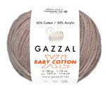 Пряжа Baby Cotton XL 50 г,105м,50%хлопок, 50%акрил (цена за 1 шт)