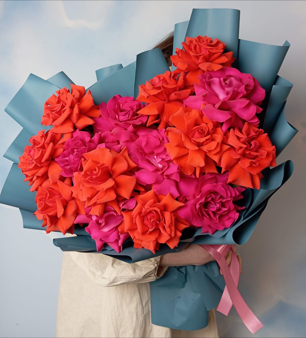 15 французских роз «Кармелита»