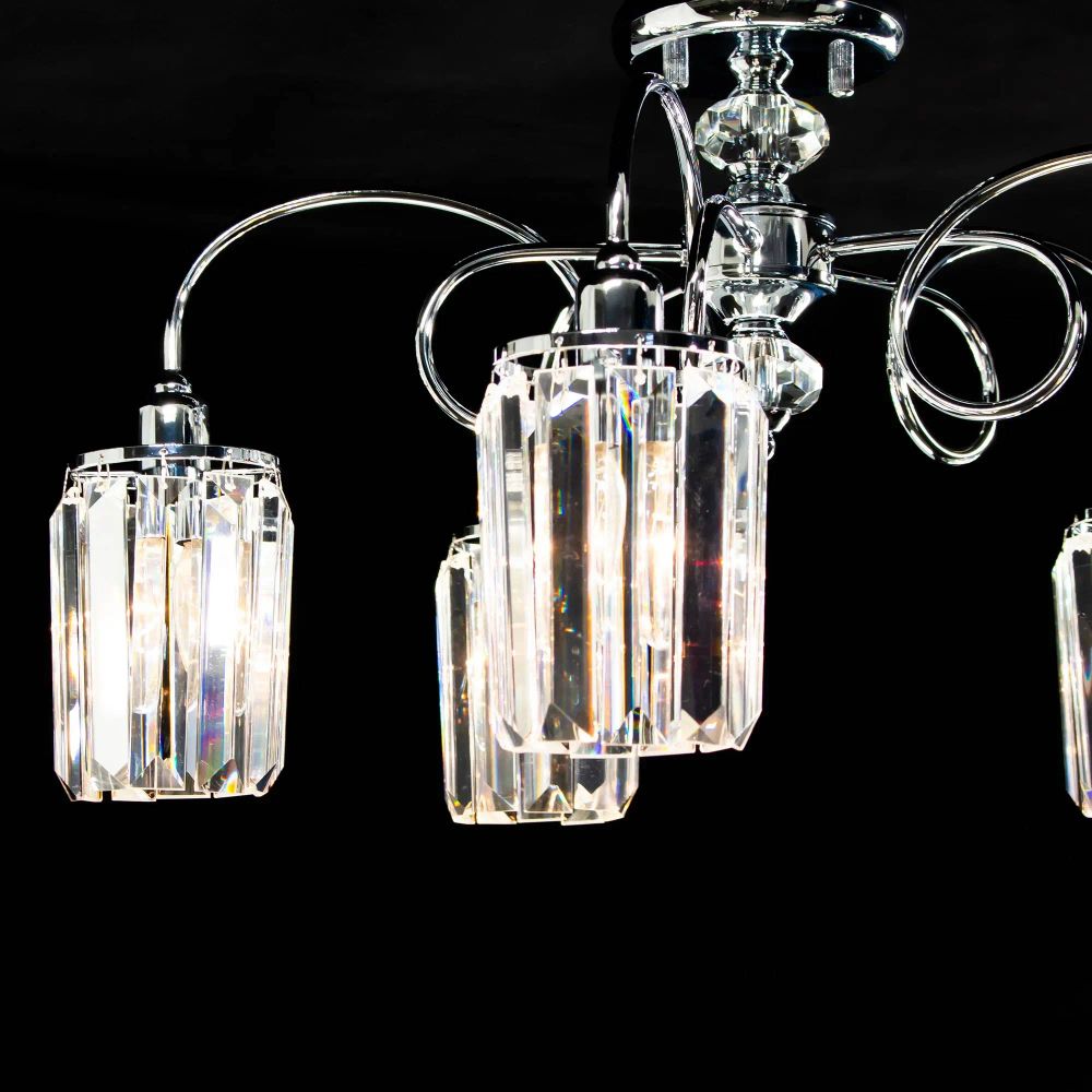 Citilux Синди CL330151 Люстра хрустальная Хром