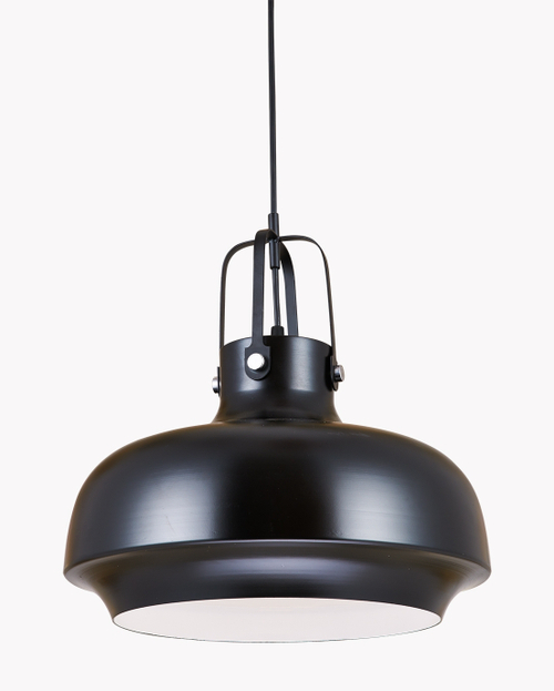 DLC-V103 E27 BLACK Светильник декоративный подвесной ТМ Fametto, серия Vintage. Без лампы. Материал металл, цвет черный. d-350мм, h-1000мм.