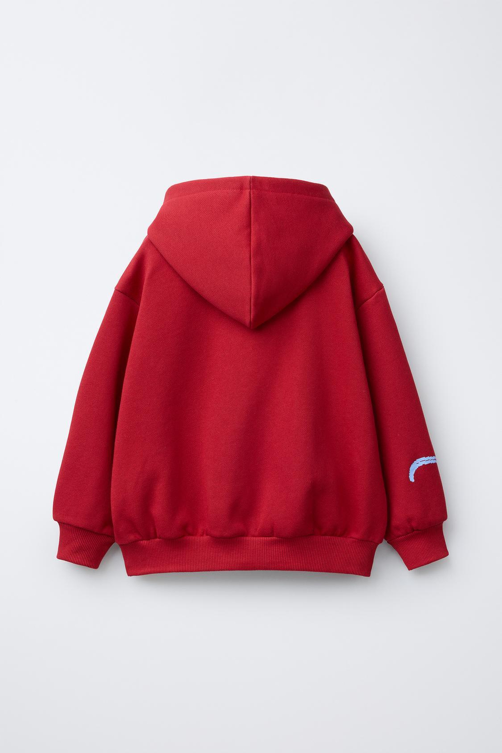 ZARA ХУДИ С ПРИНТОМ, КРАСНЫЙ