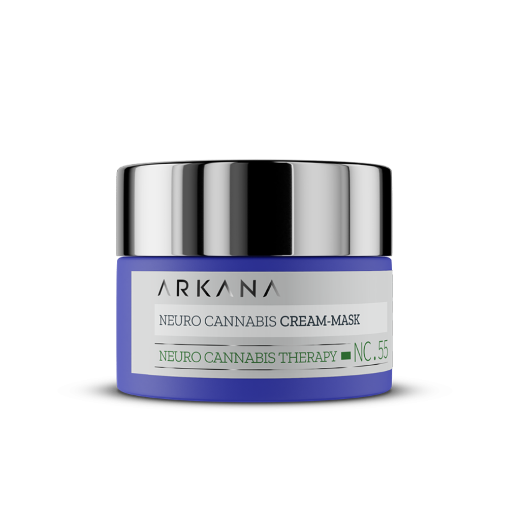 Neuro Cannabis Cream-Mask -  Крем - маска для лица со стволовыми клетками конопли, 50 мл