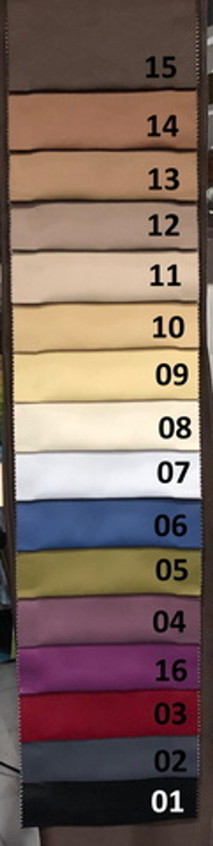 Комплект штор из однотонной ткани блэкаут, цвет черный