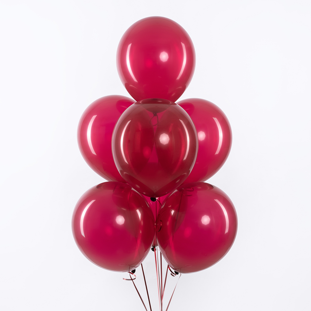 Шар 12" Бургундия пастель ДБ