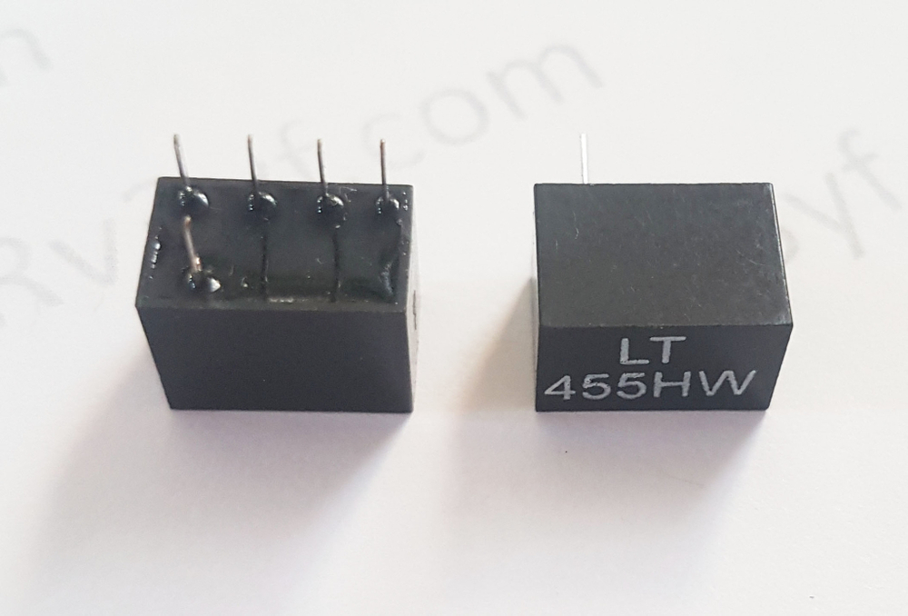 455кГц  LT455HW 5P(4P+1P) 6кГц пьезо-фильтр