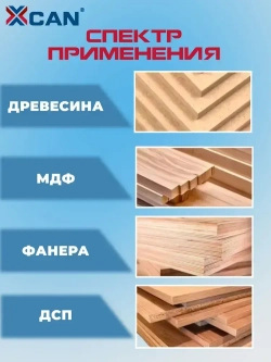 Фреза фуговальная для выравнивания поверхности XCAN со сменными ножами 8х39,0х61Lх3T