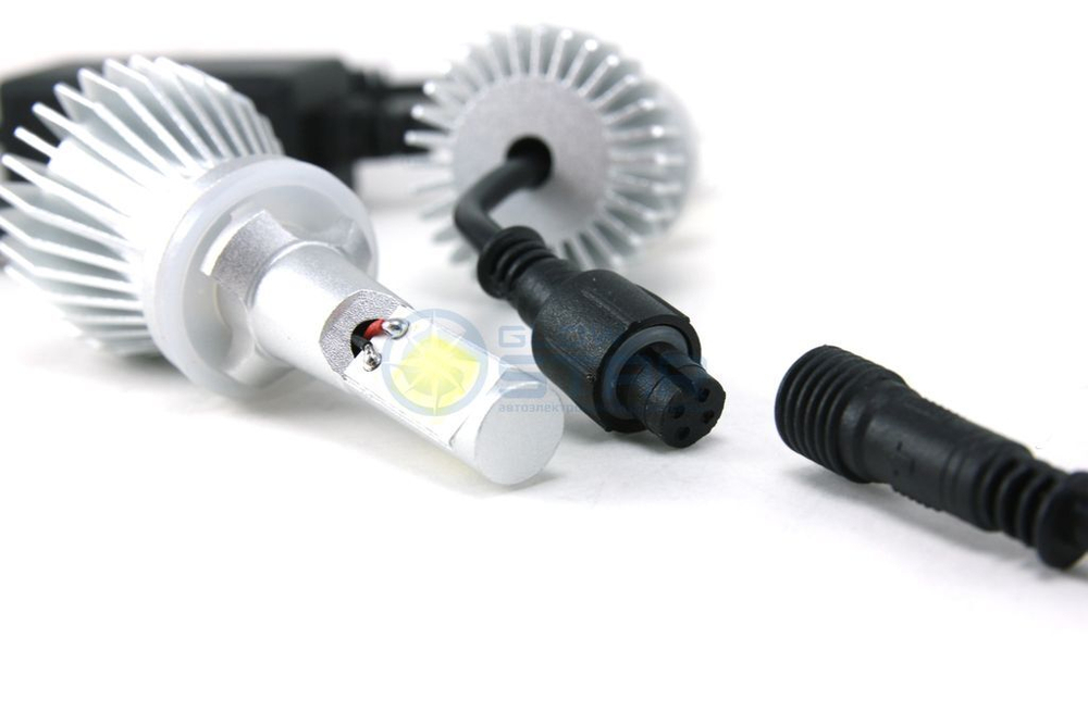Светодиодная лампа H27/880/881 C6 COB, 9-36V, 30W, 3000LM (комплект 2шт)