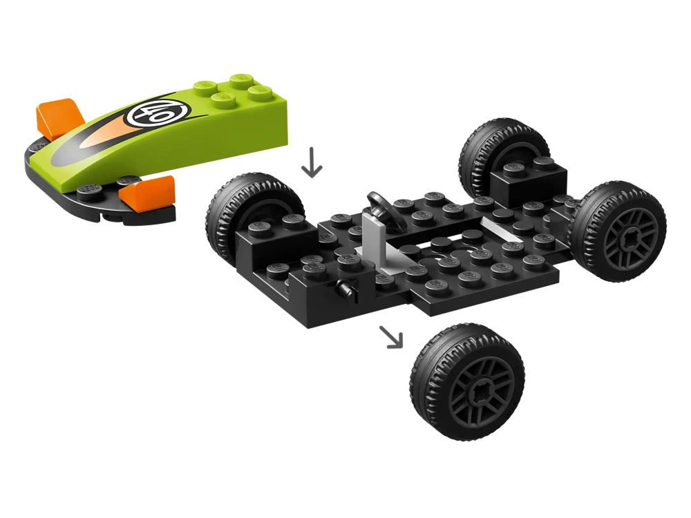 Конструктор LEGO City 60399 Зеленый гоночный автомобиль