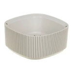 Кашпо СТРИП 200мм 1,6л со вставкой Кремовый