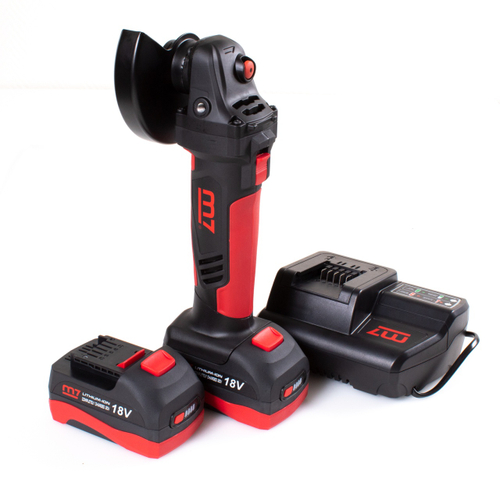 Шлифмашина угловая (УШМ), 125 мм, 18 В, аккумуляторная, кейс MIGHTY SEVEN DG-585502