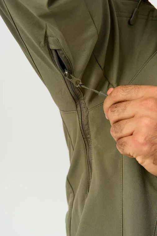 Костюм тактический утепленный Softshell Олива