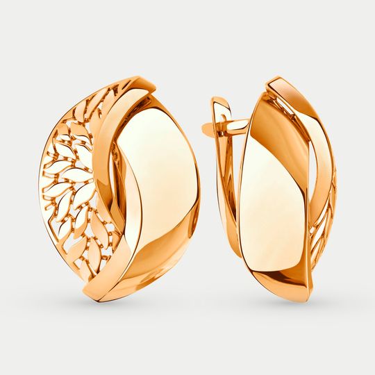 Серьги золотые