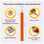 Карандаши цветные ПИФАГОР "МАЛЫШИ-КАРАНДАШИ", 6 цветов, укороченные заточенные, 181343