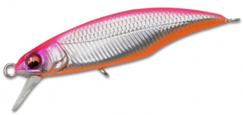 Воблер Megabass Great Hunting 50FS Flat Side m pink back ob