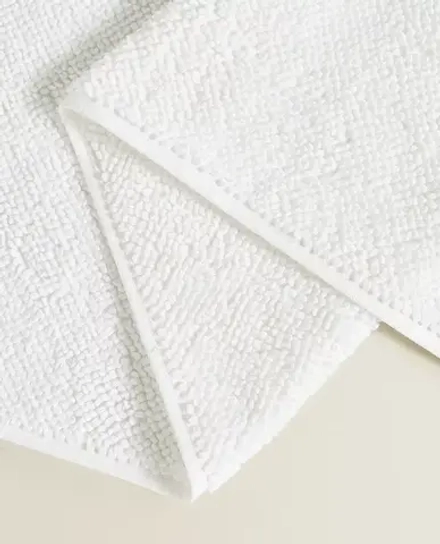 ZARA HOME НЕСКОЛЬЗЯЩИЙ КОВРИК ДЛЯ ВАННОЙ, БЕЛЫЙ
