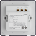 Умный настенный выключатель Z1 Pro (1 клавиша),цвет: серый, модель ZNQBKG42LM_gr